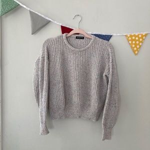 American Apparel Fisherman Sweater White Funfetti - unisex XS